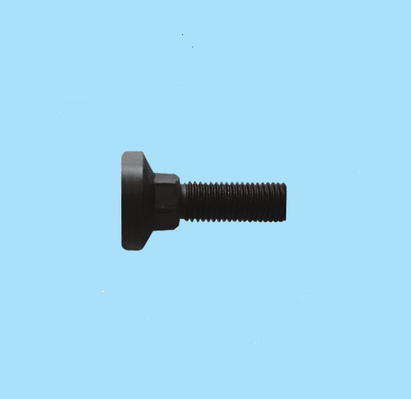 Special adjusting screw for pressing plate